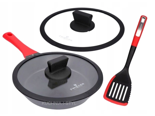 ZWIEGER PATELNIA OBSIDIAN - aluminiowa  nieprzywierająca - 28 cm