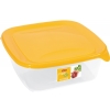 CURVER - Pojemnik na żywność Fresh&Go - kwadrat - żółty - 0,8 L