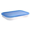 PLAST TEAM - Pojemnik do mrożenia żywności HELSINKI - 1,5 L - owal - niebieski