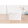 CURVER - Pojemnik plastikowy - INFINITY - Pudełko + pokrywka - koszyk biały - 17 L