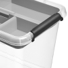 MOXOM - Pojemnik - Organizer z wyjmowanym wkładem + pokrywka - SimpleStore Insert - 20x15x8,5 cm - 1,6 L