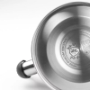 KARL HAUSMANN - Czajnik tradycyjny z gwizdkiem - stalowy - srebrny - 2 L