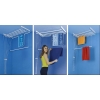 TURPOL - Suszarka łazienkowa sufitowa na pranie - na ubranie - 6 x 100 cm
