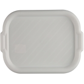 BENTOM - Taca kuchenna z uchwytami - prostokątna - biała - 39x28 cm