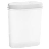 PLAST TEAM - Pojemnik na artykuły sypkie - dozownik - 2,4 L - biały