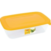 CURVER - Pojemnik na żywność Fresh&Go - prostokąt - żółty - 2 L