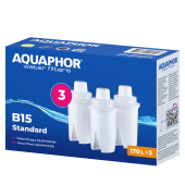 AQUAPHOR - 3x Filtr B100-15 - wymienny wkład filtrujący