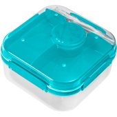 BRANQ - LunchBox - Pojemnik na żywność - Pojemnik śniadaniowy Lido - niebieski - 18,5x18,5x8,5 cm - 1,6 L