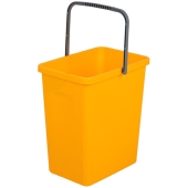BRANQ - Kosz na śmieci - do segregacji - pomarańczowy - 10 L