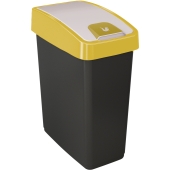 KEEEPER - Kosz na śmieci z pokrywą wahadłową - Magne - Nordic yellow - 25 L
