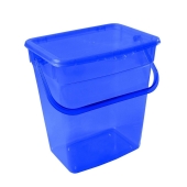 PLAST TEAM - Pojemnik na proszek - karmę dla zwierząt - niebieski - 10 L