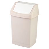 CURVER - Kosz na śmieci i odpady - uchylny - CLICK-IT - beżowy - 15 L