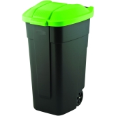 CURVER - Pojemnik na odpady - na kółkach - Zielony - 110 L