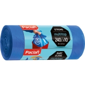 PACLAN - Worki na śmieci z uszami - Multitop - niebieskie - 240 L - 10 szt.