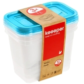 KEEEPER - 3x pojemnik na żywność - Fredo Fresh - 3x 1,0 L