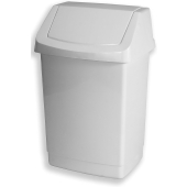 CURVER - Kosz na śmieci uchylny - CLICK-IT - biały - 50 L
