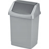 CURVER - Kosz na śmieci i odpady - uchylny - CLICK-IT - szary - 15 L