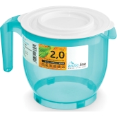 MOXOM - Dzbanek na żywność - do lodówki - z miarką - arctic.line - plastikowy - 2 L