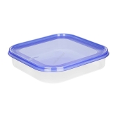PLAST TEAM - Pojemnik do mrożenia żywności HELSINKI - 0,9 L - prostokąt - niebieski