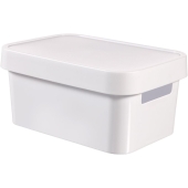 CURVER - Pojemnik plastikowy - INFINITY - Pudełko + pokrywka - koszyk biały - 4,5 L