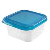 BRANQ - Pojemnik na żywność - Blue Box - kwadrat - niebieski - 0,45 L