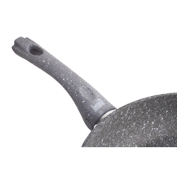 BERRETTI - Patelnia kamienna STONE - 28 cm - marmurowa aluminiowa