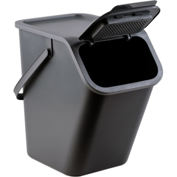 PRACTIC - Kosz na śmieci - Pojemnik do segregacji odpadów - niebieski - 25 L