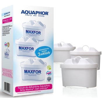 AQUAPHOR - 3x Filtr Maxfor B100-25 - wymienny wkład filtrujący