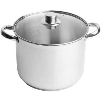 KOKO - Garnek wysoki + pokrywka - Stock Pot - stal nierdzewna - INDUKCJA - Ø 30 cm - 16 L