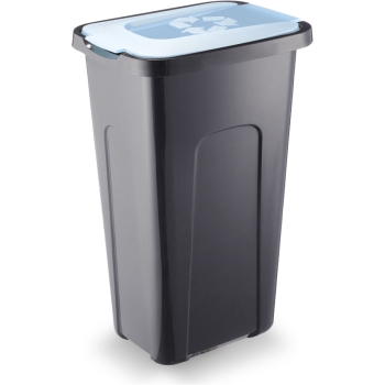 ARTGOS - Kosz na śmieci - SORTA - pojemnik do segregacji odpadów - niebieski - na papier - 30 L