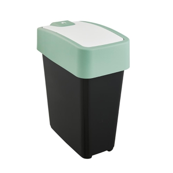 KEEEPER - Kosz na śmieci z naciskaną pokrywą - Magne - Nordic green - 10 L