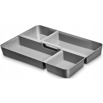 MOXOM - Pojemnik - Organizer z wyjmowanym wkładem + pokrywka - SimpleStore Insert - 20x15x13,5 cm - 2,5 L