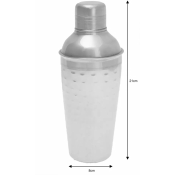 KINGHOFF - Shaker do drinków i koktajli - stalowy - 0,55 L - KH-1506