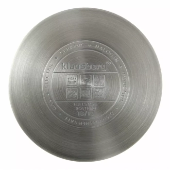 KLAUSBERG - Garnek stalowy + pokrywka - 16 cm - 1,8 L - KB-7225