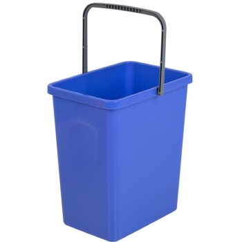 BRANQ - Kosz na śmieci - do segregacji - niebieski - 10 L