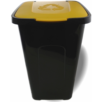 ARTGOS - Kosz na śmieci - segregacji odpadów - Sorta - żółty - 50 L