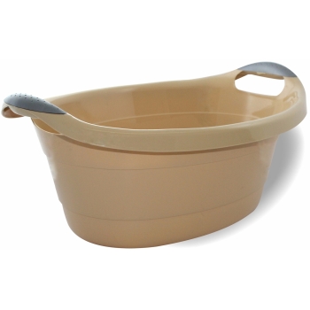 ARTGOS - Miska owalna - Wanienka na pranie - beżowa - 62 cm - 25 L