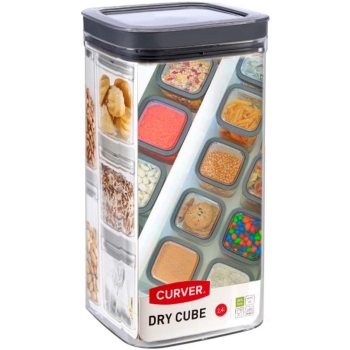 CURVER - Pojemnik na żywność - DRY CUBE - artykuły sypkie - 2,3 L